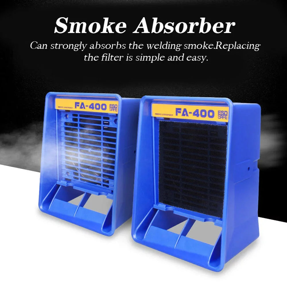 FA-400 Iron Ventilator Solder Workbench Absorber Fume Soldering Smoke for Pinnaco Extractor