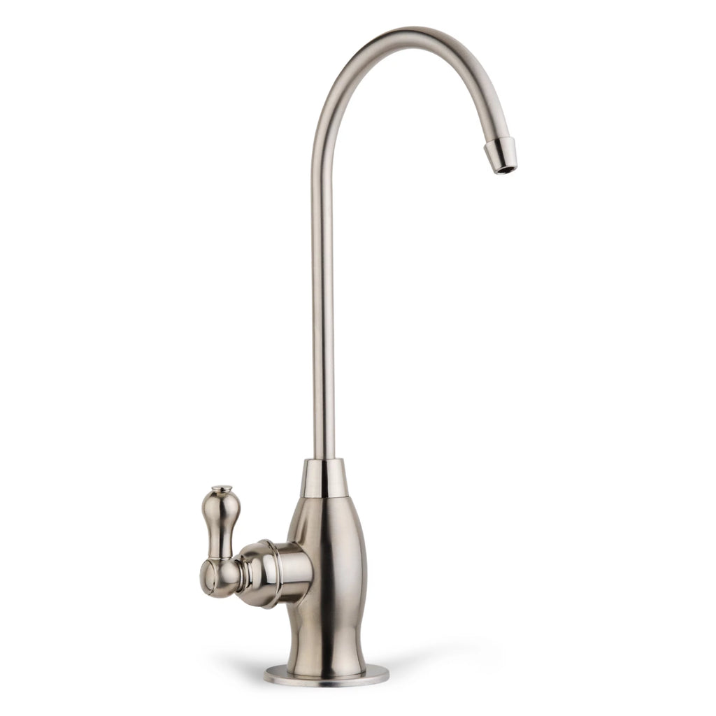 Heavy Nickel iSpring Water, Bar Reverse High RO Sink Brushed Faucet, Kitchen Drinking Spout Osmosis, GK1-BN Contemporary Duty