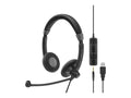 '- on-ear SC wired - Plus Culture EPOS Mobile MS USB - black 75 - headset -