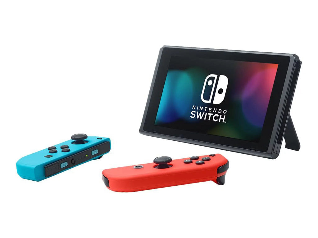 black, Red Full and 8 - Mario Neon Game red, neon Nintendo - HD Deluxe Kart Joy-Con - neon Neon Switch Blue with blue - console