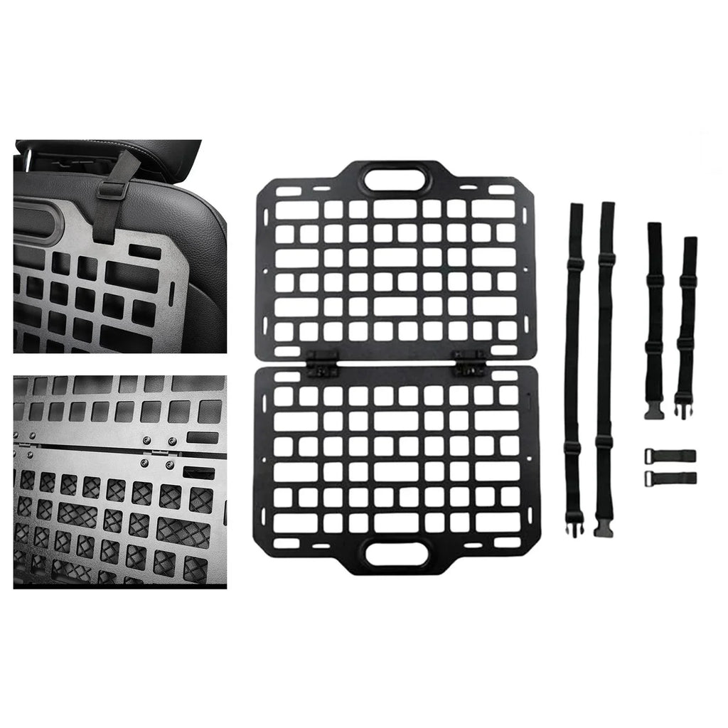 Auto Seatback Organizer Truck Hanging Plate funtasica Modular Seat Seat Car Storage Panel for Parts Panel Back Auto Automotive Molle