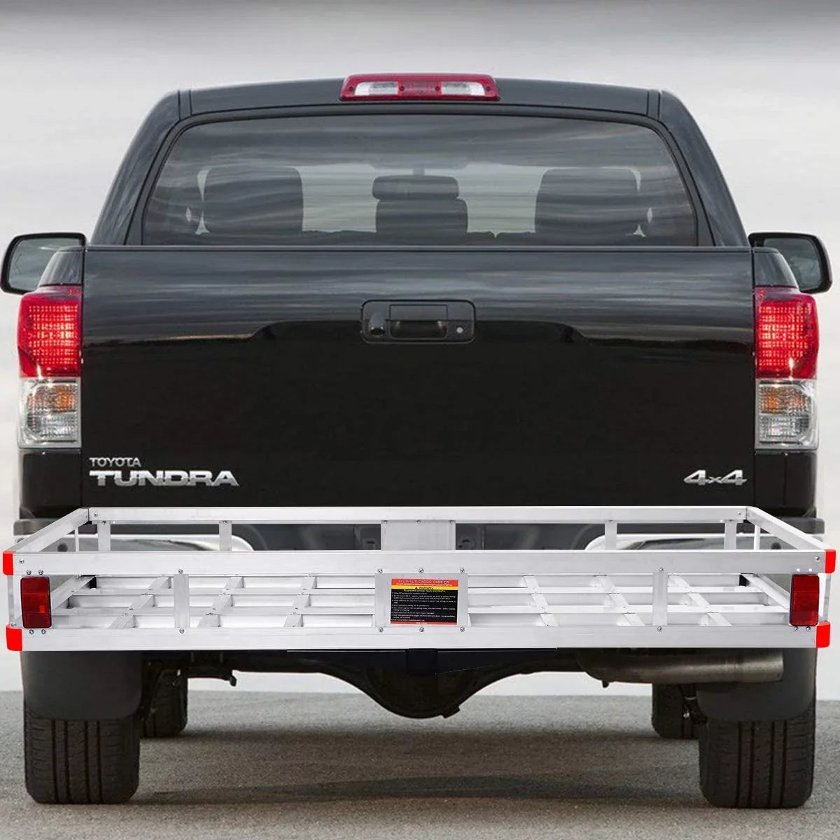x Luggage 2” Truck, Vehicle Rack, Capacity 22” Receiver, x Trailer for Mount Hitch SUV, Carrier 7” Cargo Cargo Basket Car, Aluminum 60” 500LBS Fits