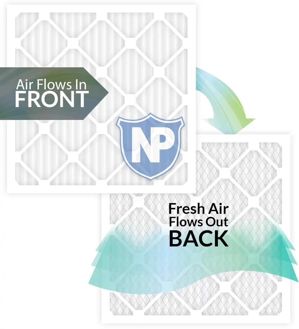 Nordic Pure Pleated 16x24x2 Filters 12 MERV Pack Air 14