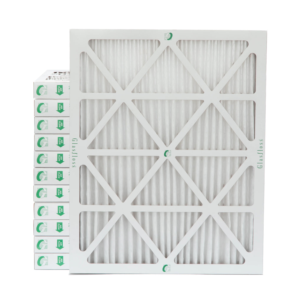 x Pack Pleated Actual MERV x Inch 3 Filters by 20x25x2 Glasfloss. 13 Air 24-1/2 of 19-1/2 2" 1-3/4 Size: