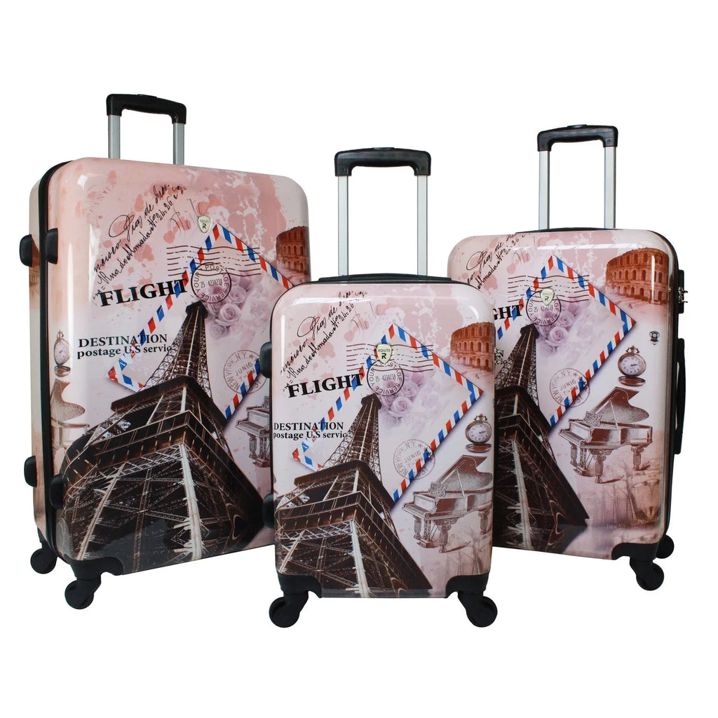 World Spinner Collection 3-Piece Set Hardside Paris Traveler Luggage