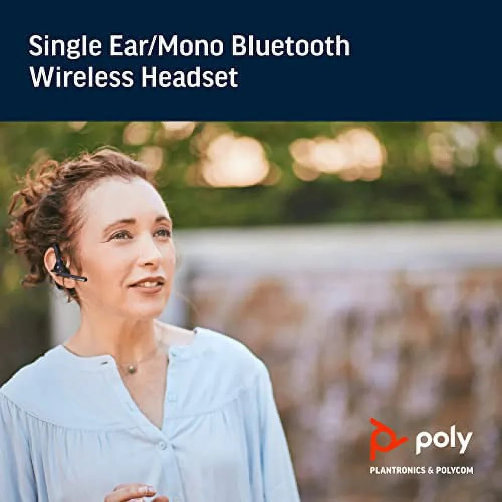 Headset Canceling connect - Plantronics to - 5200 (Poly) Noise PC your - Mac & Voyager Teams, UC Works Single-Ear with USB-A and/or Zoom Compatible to more - Bluetooth - (Monaural)