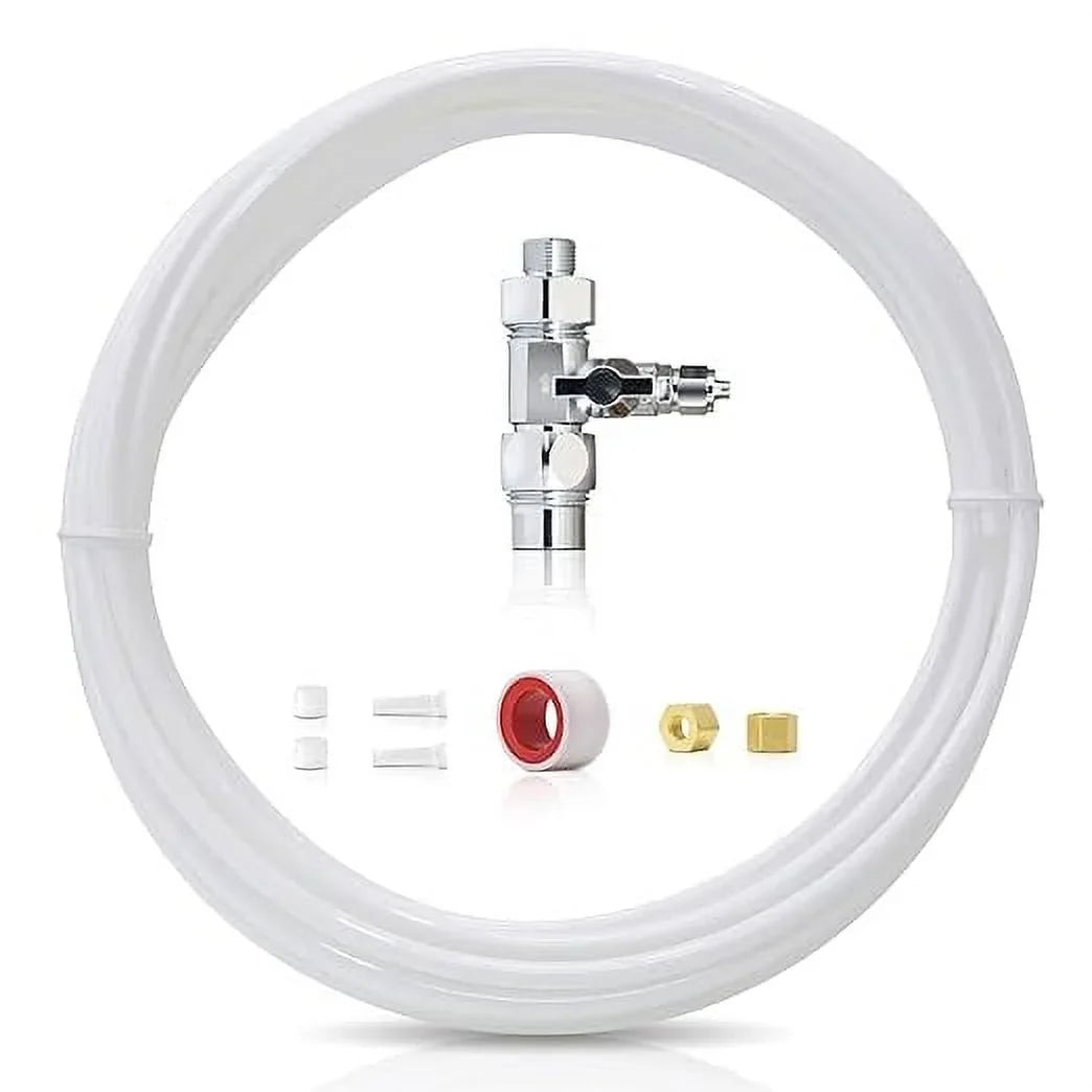 Filtration Sink System to KITA 𝐌𝐚𝐤𝐞𝐫 for Water & 𝐈𝐜𝐞 Under Series, WD-10/15/17UA Connect 𝐑𝐞𝐟𝐫𝐢𝐠𝐞𝐫𝐚𝐭𝐨𝐫 Water Kit Connection Line Waterdrop