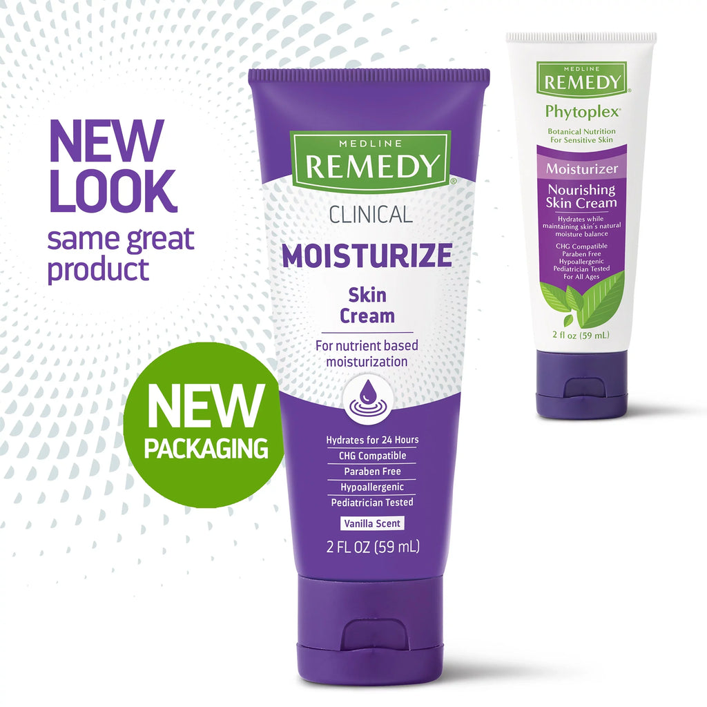 oz, Count, and Clinical Body fl Vanilla Medline Skin Cream, Face Remedy 24 Scent, 2 Cream Moisturizing