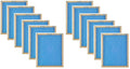 Quantity 108241 MERV Air Furnace 1" x 2 Blue - Spun x 12 Panel 8" Flat True Filter Fiberglass of Disposable 24"