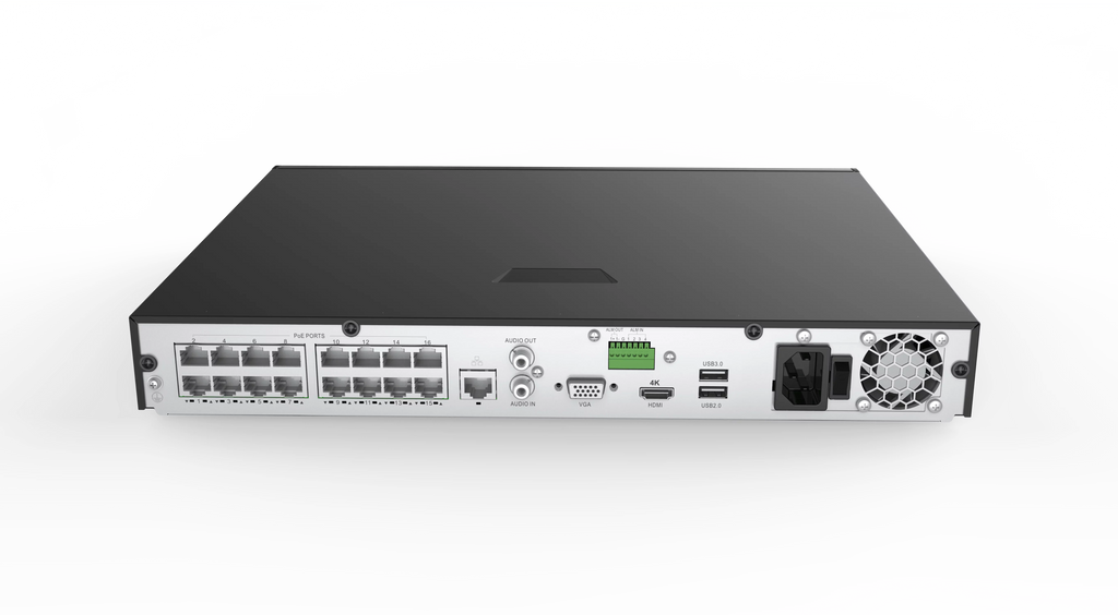 16 Cameras Channel 8 3TB HD America Surveillance Revo Ultra RU162MD8G-3T System with 4 x Megapixel NVR