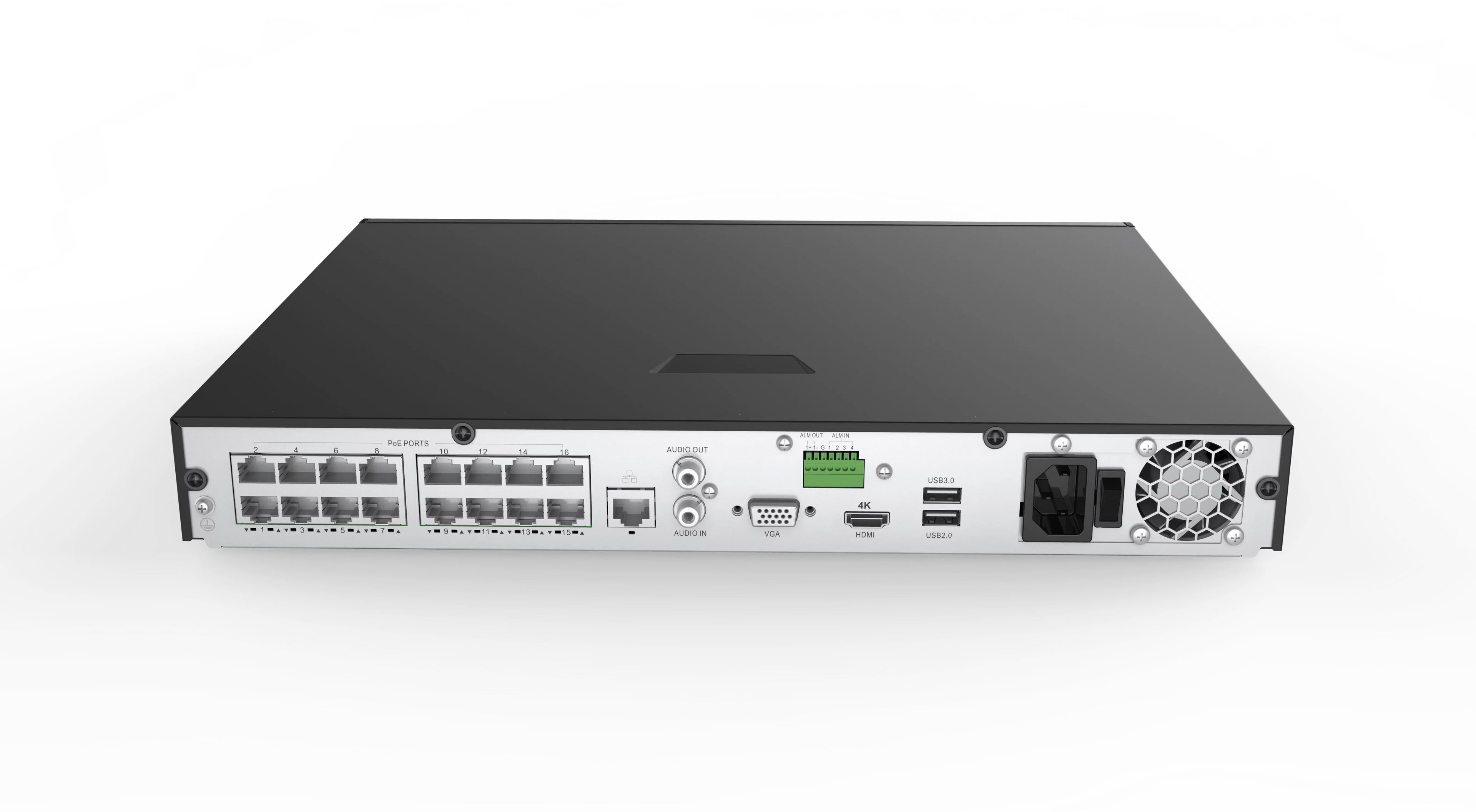 16 Cameras Channel 8 3TB HD America Surveillance Revo Ultra RU162MD8G-3T System with 4 x Megapixel NVR