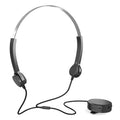 Headphones AUX Wired Conduction Headsets Pick-up IN Black Sound Bone