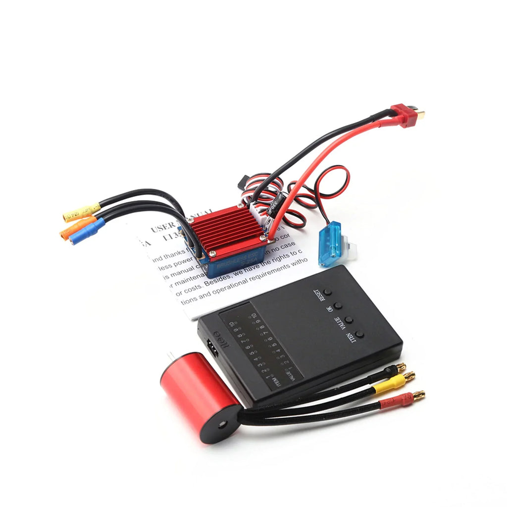 4800KV RC S2435 4P Electric Brushless Servo ESC 2.2KG 25A Speed Controller 116 Truck Sensorless Programming Motor for Brushless Car 118