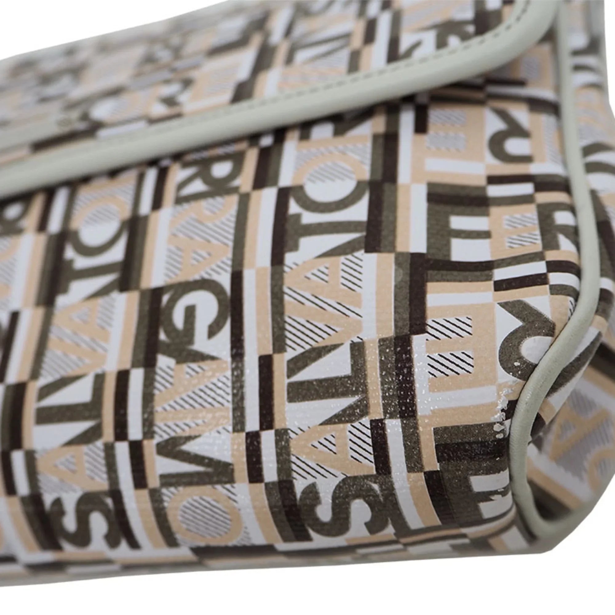(Good) PVC,Leather Salvatore Shoulder Ferragamo Bag Beige Pre-Owned