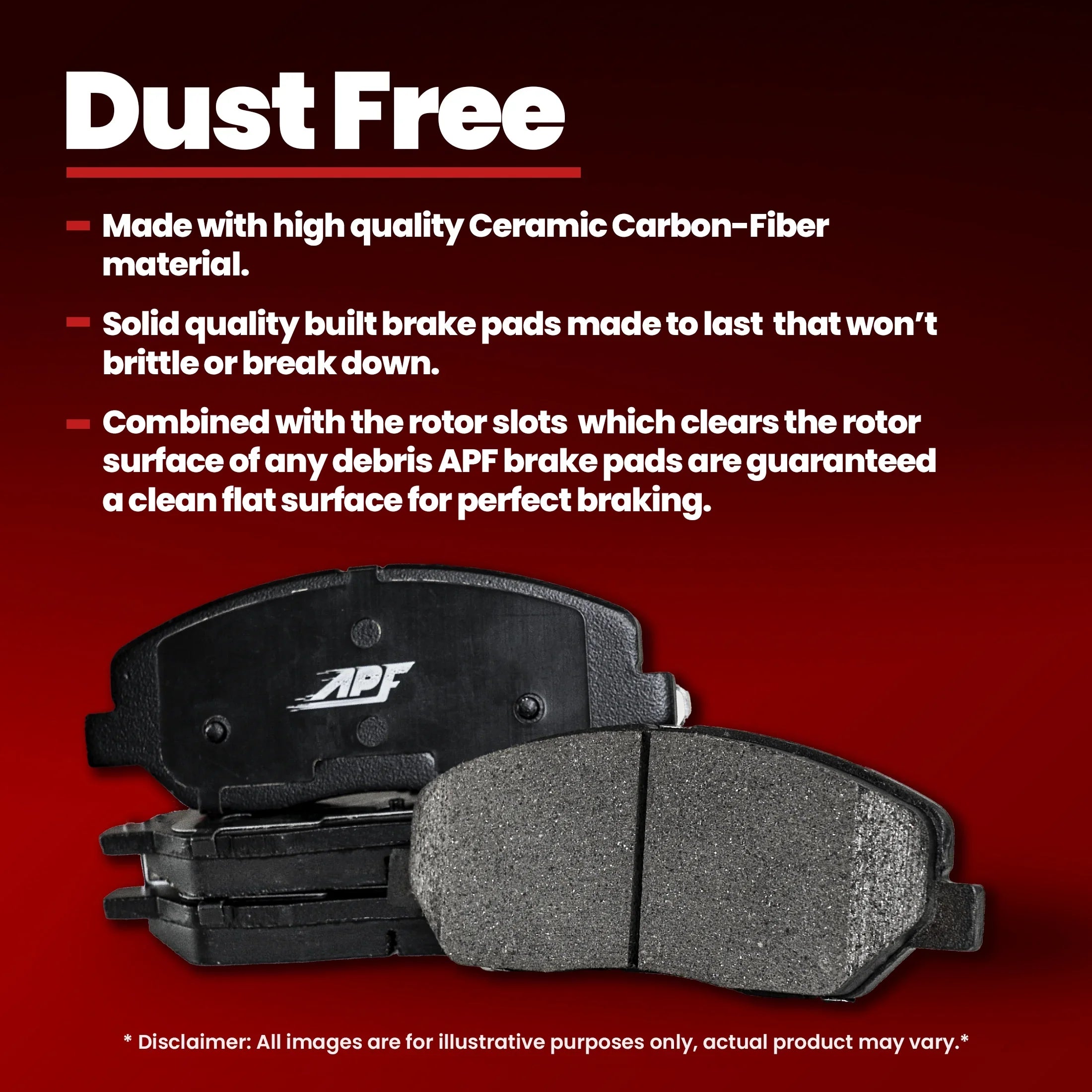 for Brake Fiber Carbon Ford Front 2003-2011 Ceramic Ranger Pads