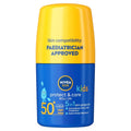 Nivea With Nivea Caring Kids 50 By High Roll-On Ml Sun Spf50