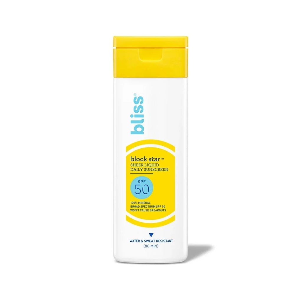 Face Block Sunscreen 100% Sheer Titanium Spectrum Tinted - Non Star 50-2 Bliss Zinc Dioxide Mineral - Finish. Invisible & Oz. Greasy Fl Oxide Sunscreen With Broad Spf