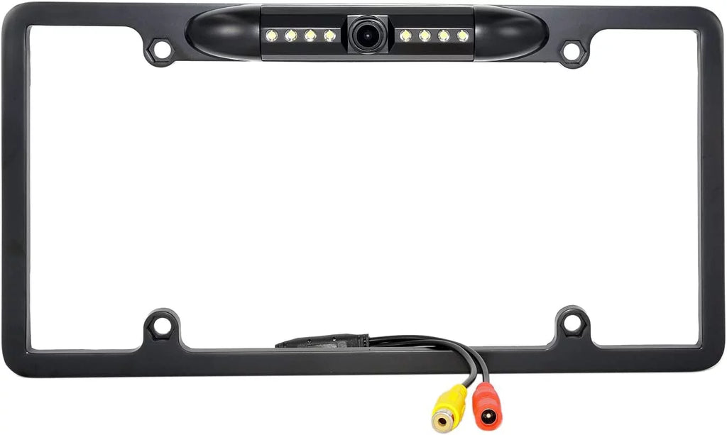 JVC Backup for KWV830BT License Camera Rearview KW-V830BT Plate Frame Black