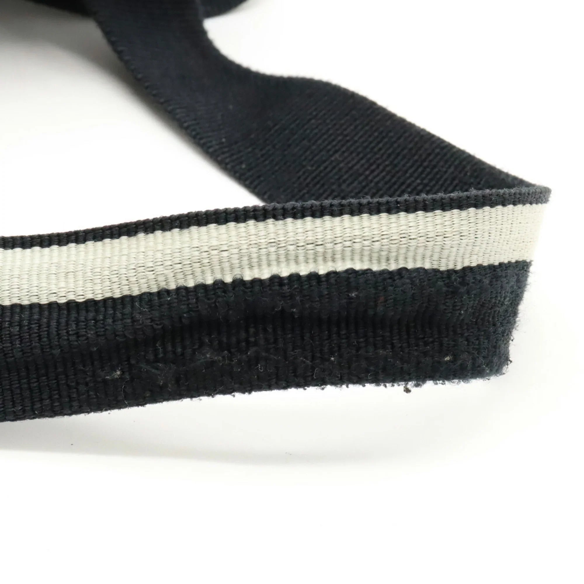 Pre-Owned Travel Old Black Rucksack Line CHANEL Daypack (Good) Nylon Backpack Chanel Jacquard