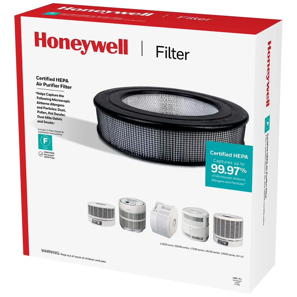 F HRF-F1, Filter, Replacement HEPA Air 1 Purifier Pack Honeywell Filter,