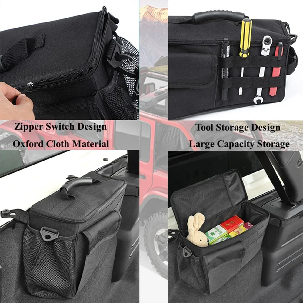 Bag 2018-2024 for Tidying Trunk 4 Accessories Tool Jeep Rear Interior JL Pocket 2024 Organizer Doors Stowing