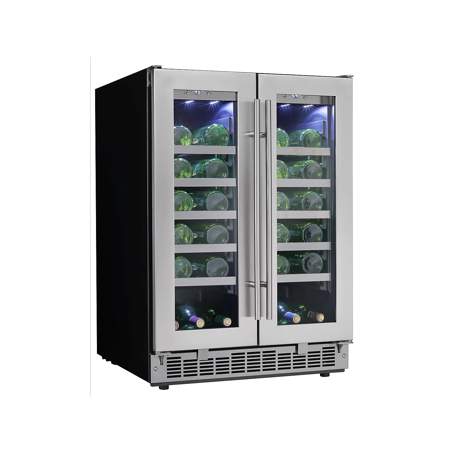 Danby Napa Door 24\" Dual-Zone French Cooler Wine DWC047D1BSSPR