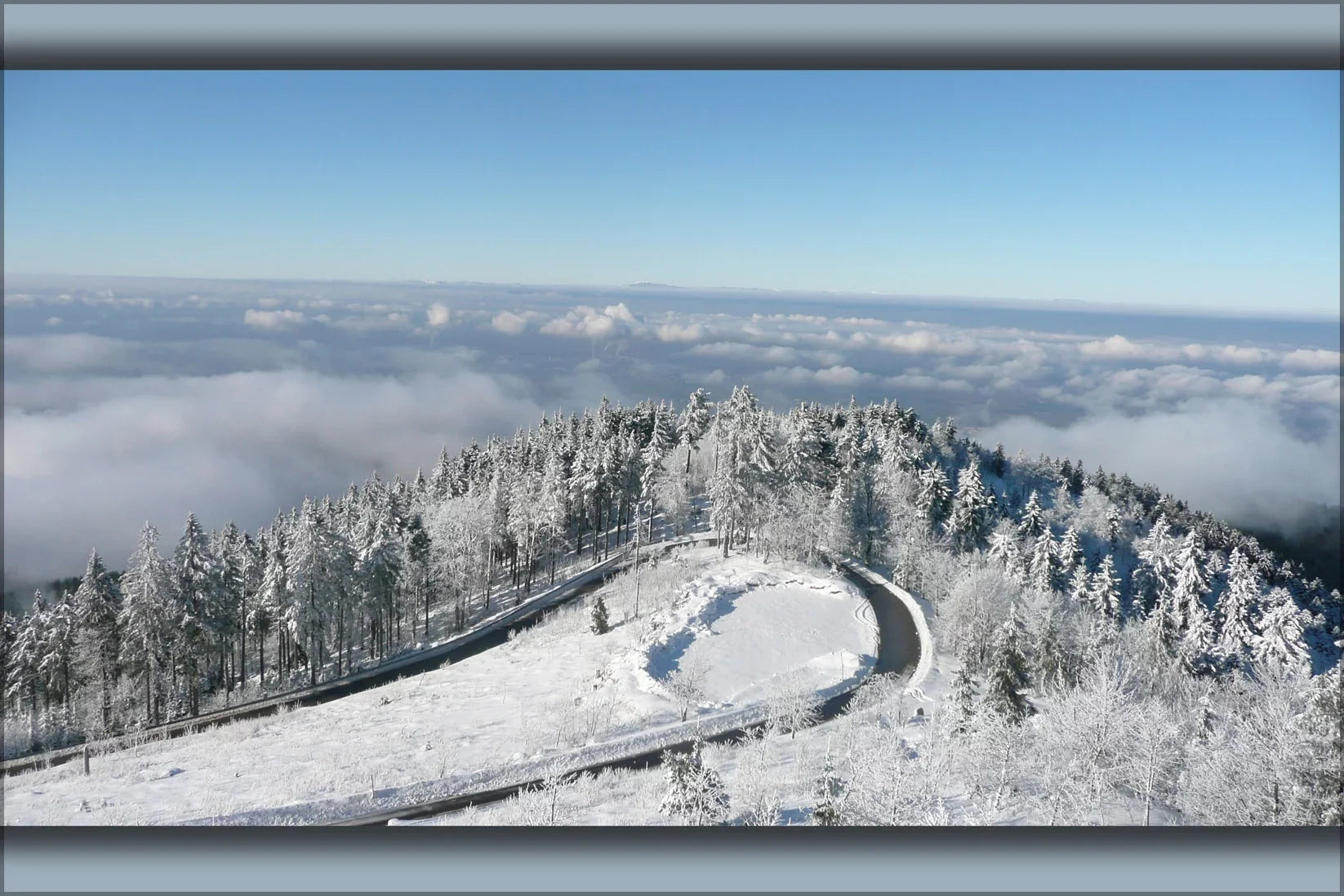 the Black Forest of 24"x36" Gallery Poster, Mountain Badenweiler Hochblauen near 2009