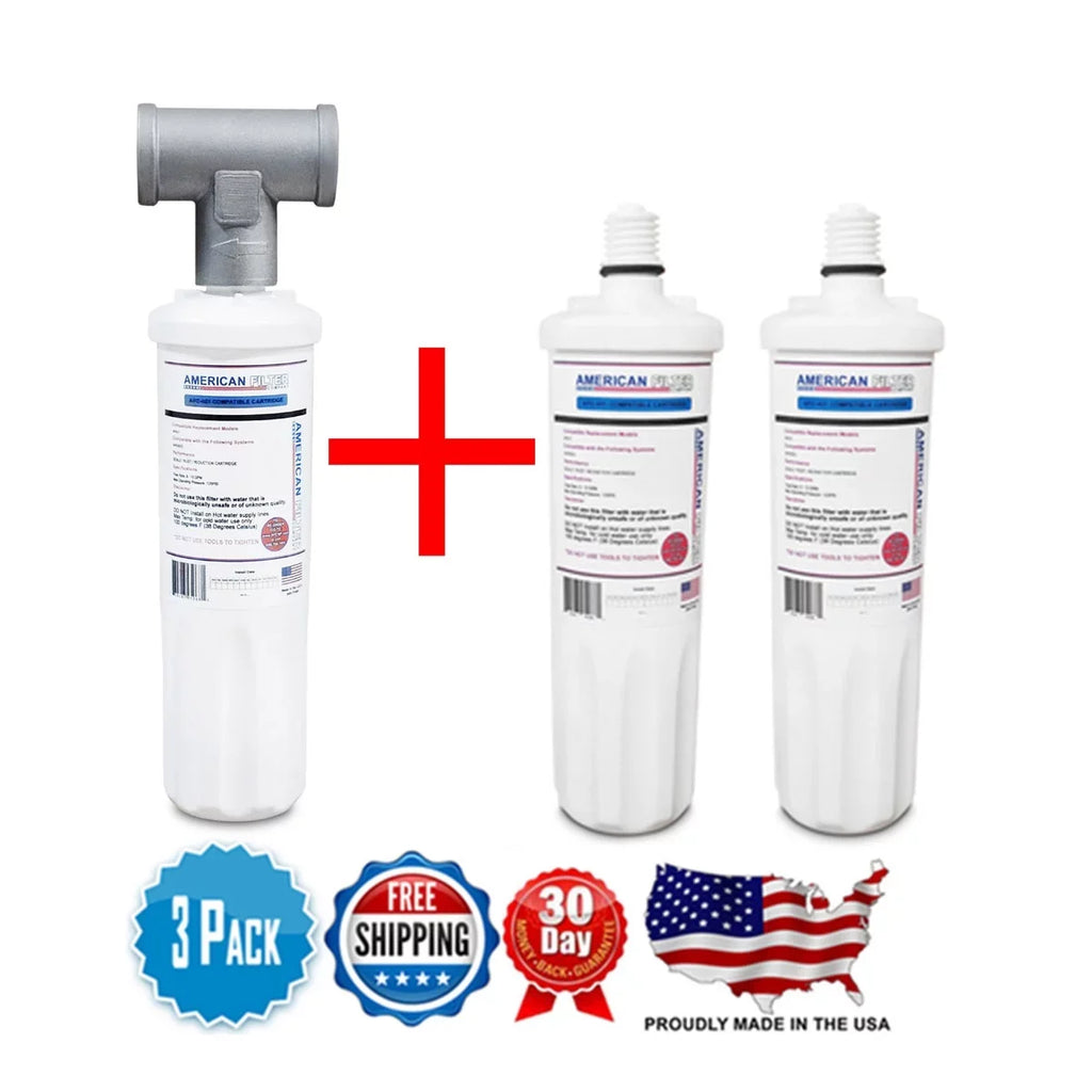, AFC with , System Water , Filters in AquaPure® Model and Compatible # U.S.A. Filter Brand - Cuno® Made , 3 - AFC-SQC-200