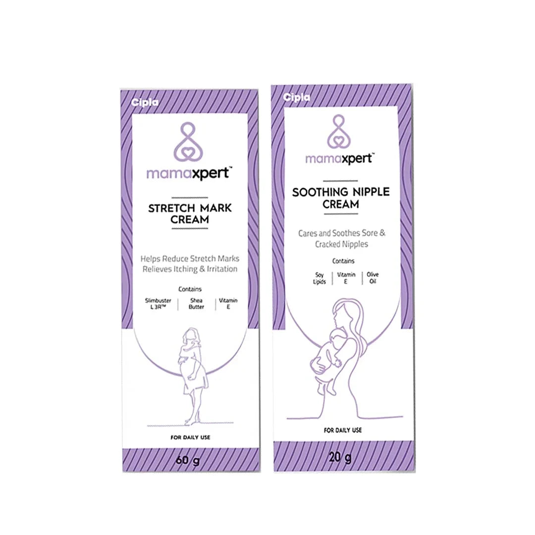 Stretch Marks 60gm Removal and Nipple Cream Mamaxpert 20gm Cipla Cream Soothing