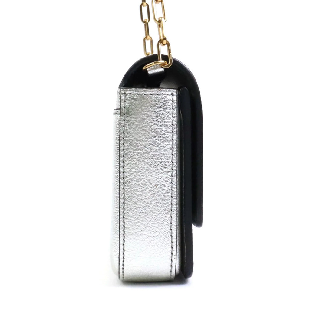 Pre-Owned shoulder (Good) leather silver ladies diagonal bag Burberry BURBERRY