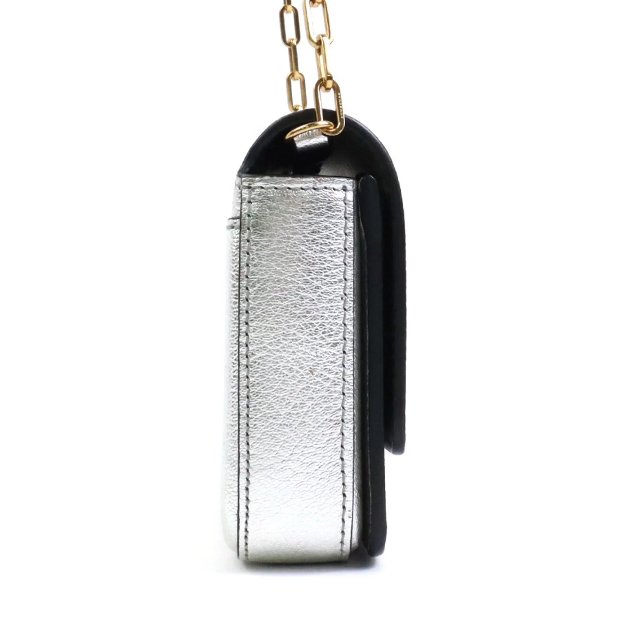Pre-Owned shoulder (Good) leather silver ladies diagonal bag Burberry BURBERRY