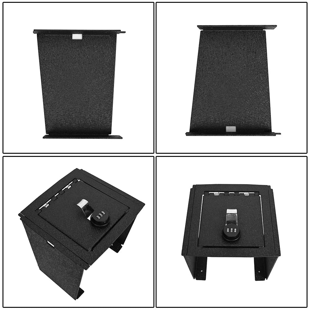 2Door/4Door 2021-2022, 3-Digit Black Password, with Coating for Console ALLTIMES Safe Steel Bronco Box for Carbon Ford Center Anti-rust