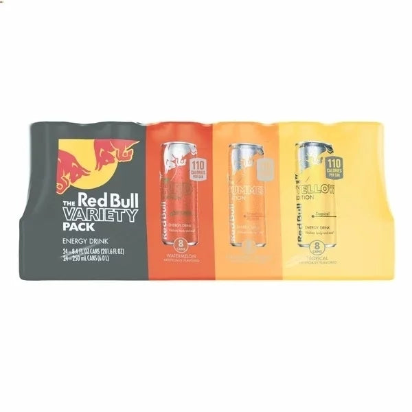 24) Fluid 8.4 Pack, Red Variety The of Bull Editions (Pack Ounce