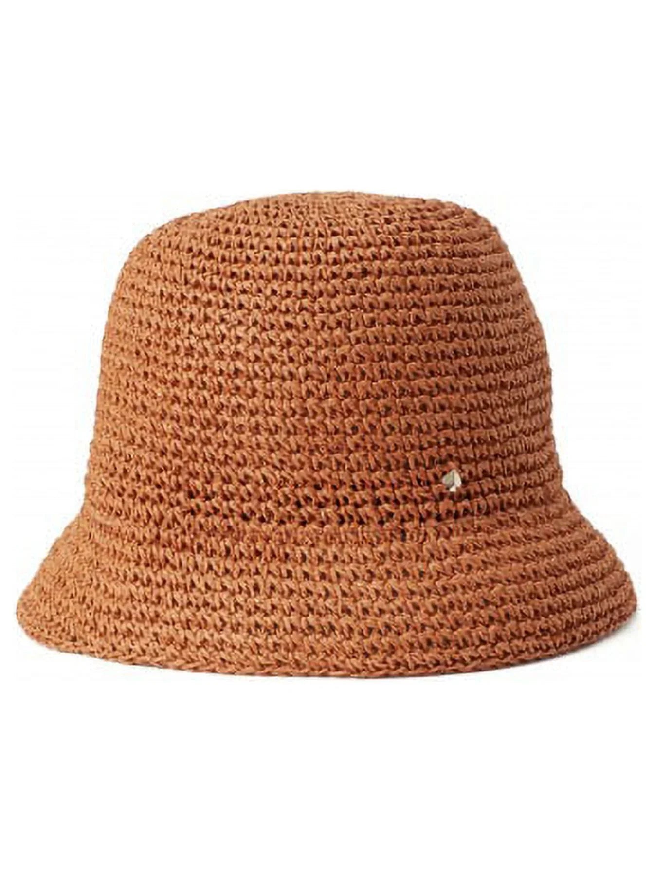 Spade New Metallic Tan Women’s Bucket Hat Crochet Kate York