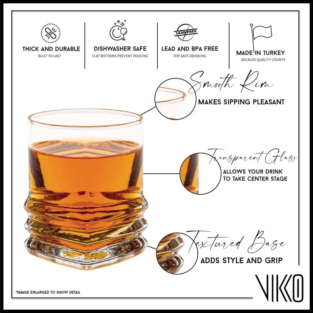 Tequila For Liquor Glass 6 and Ounce Spirit Shots, Shot 6 Set Espresso Shooter Durable Glasses, Bar 1.9 Vikko (Chile) Glasses, Small Glasses Alcohol of and Set Mini Piece