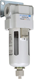 drain, manual compressed coalescing micron, 3/8" 0.1 - bowl, filter, bracket npt air
