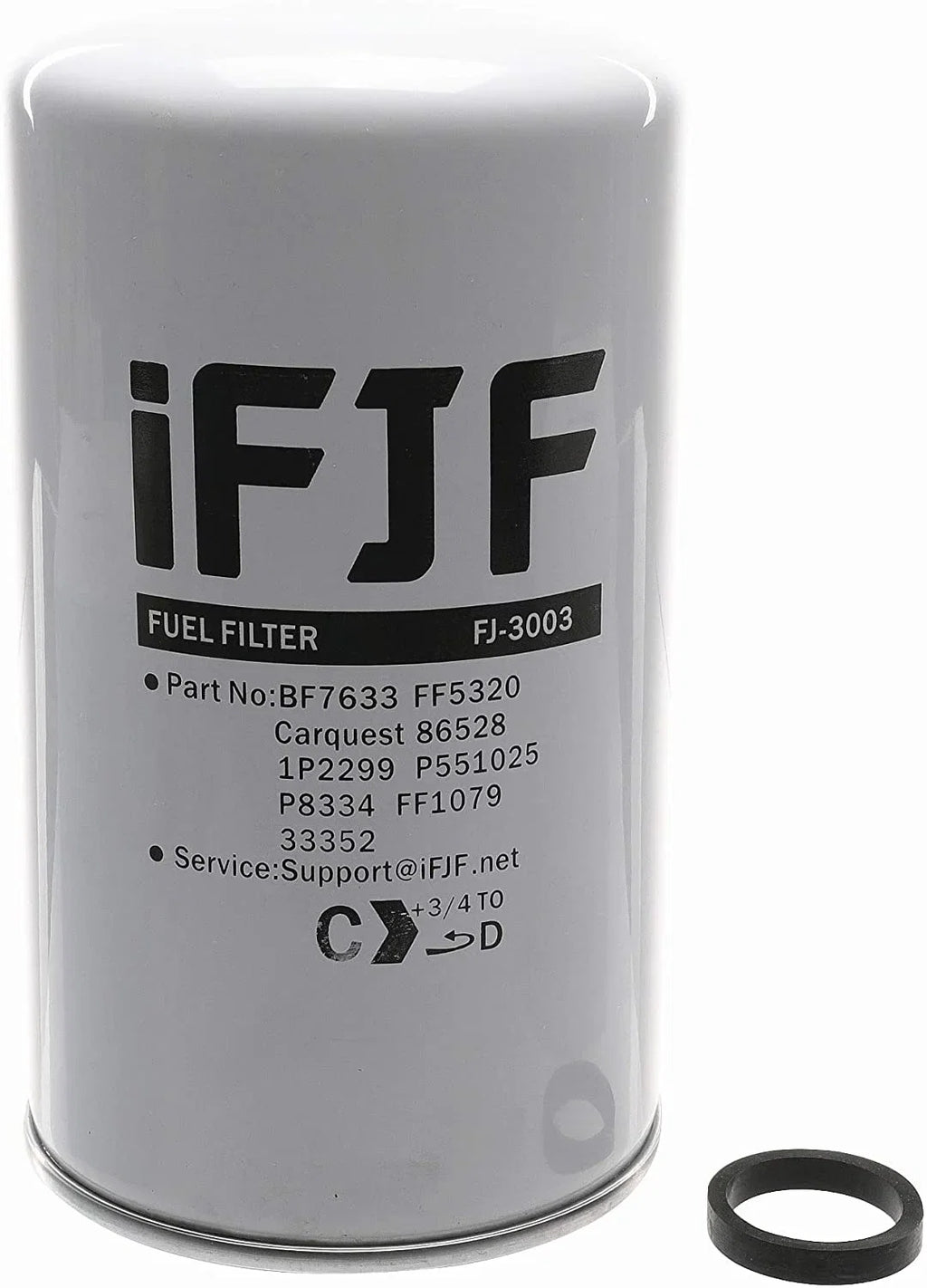 33528 3500HD FF3003 for Spin-on Silverado/GMC 2500HD Fuel P551313 2001-2016 Replacement iFJF Duramax FF5320 Filter 1R-0750 6.6L Chevy Sierra Replaces BF7633