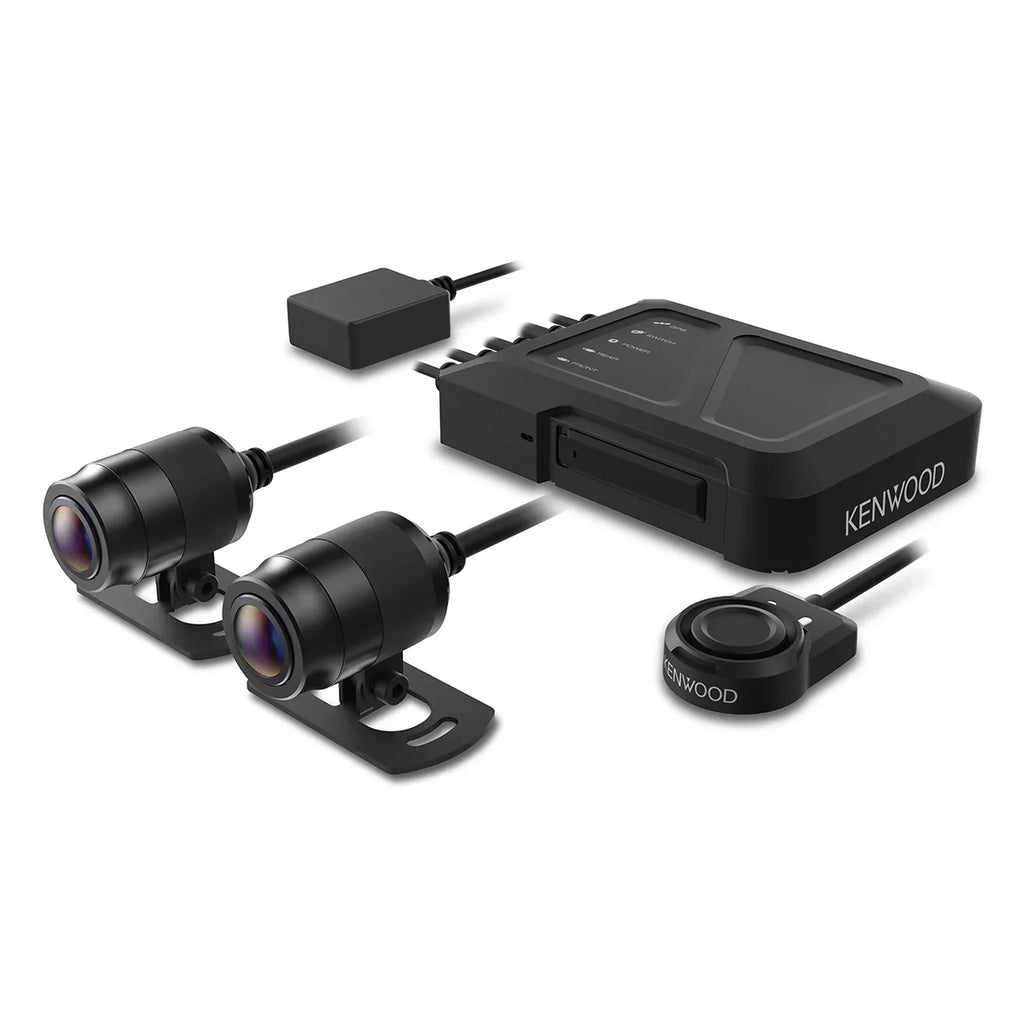 GPS Rear-View Dash Cam with HD Kenwood STZ-RF200WD Motorsports and Camera