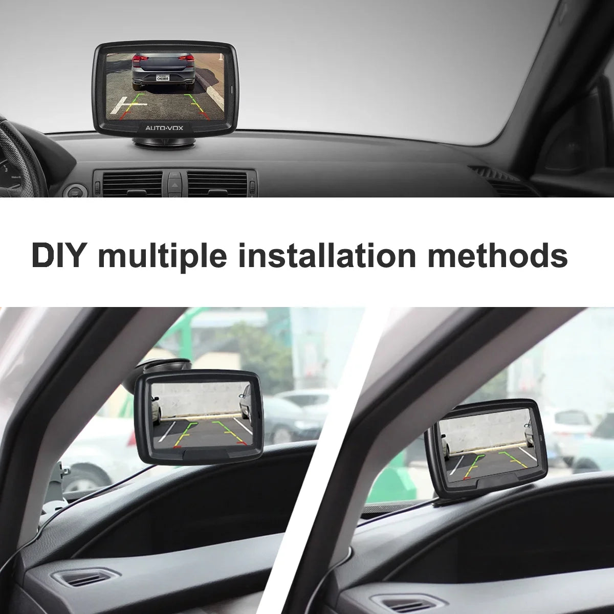 Camera Camera Camera for System Reversing for BackUp Trucks, Wireless Digital Backup Camera Easy View Waterproof Rear Vehicle Wireless Installation, Trailer