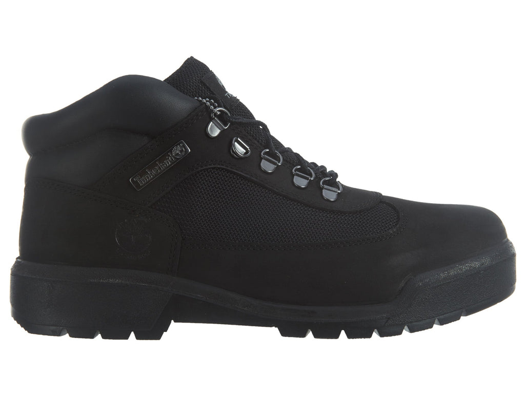 Boot Timberland Leather/Fabric Field M Waterproof Black Waterbuck Men's Nubuck 9.5