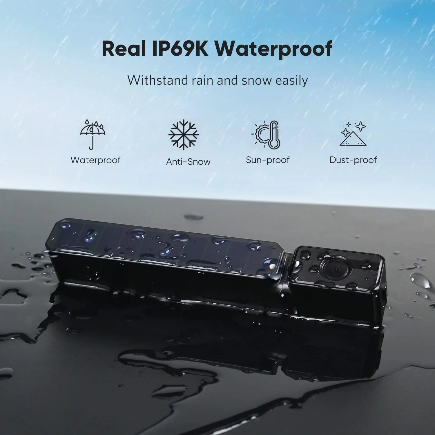 Reverse View License RV with Monitor Rear Installation,Solar Camera for Easy for Channels Camera Backup Battery System Car, Plate 2 Parking Wireless Camera Solar Wireless Trailer