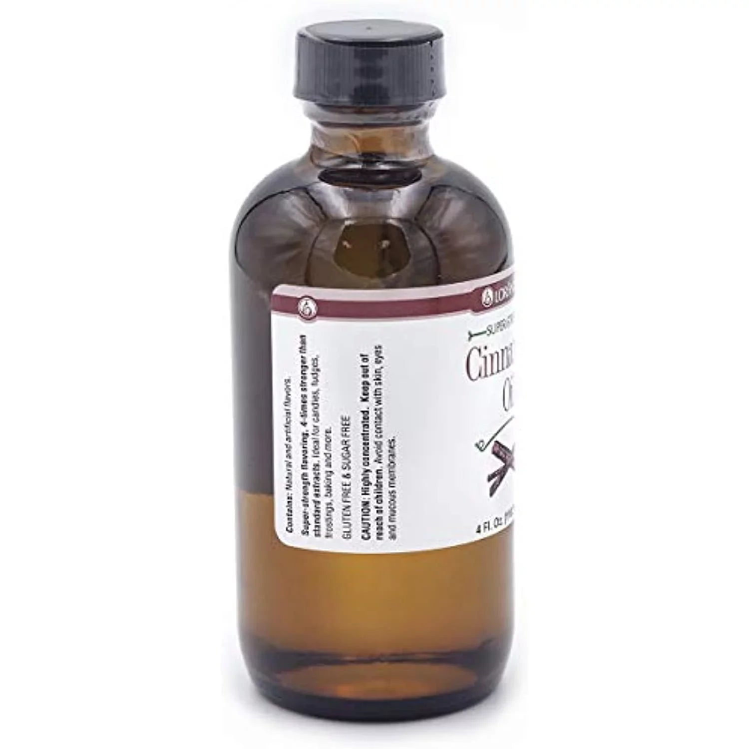 Oil Flavor, Cinnamon Ounce Bottle Lorann 4 Ss