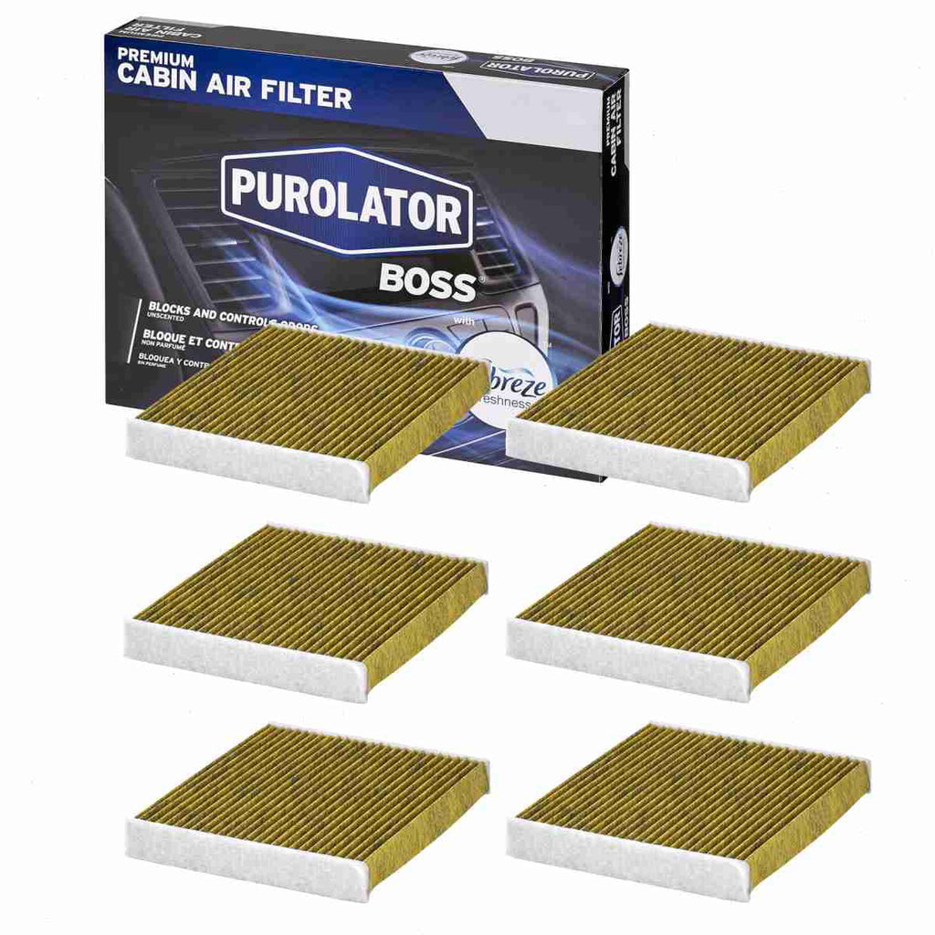 PBC35667 BOSS CAMRY Vent 2006-2018 select: Ventilation Purolator Heating 2007-2017 Fits TOYOTA for Conditioning Cabin TOYOTA Air 815 pc HVAC Air Filters 6 Filters RAV4,