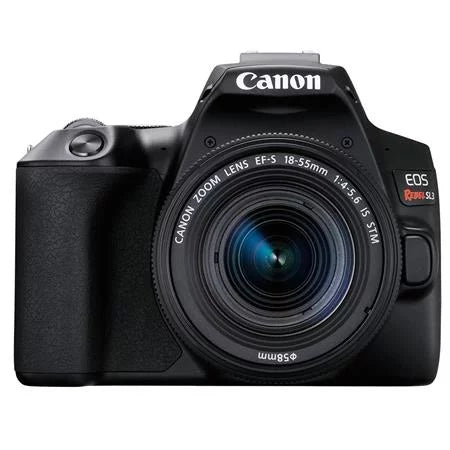 Lens Camera 58mm 18-55mm Cleaning IS SDHC Filter, Pc EF-S Camera f/4-5.6 SL3 Case, Bundle 32GB with Card, DSLR UV With - Software Black - Rebel EOS Kit, STM Package
