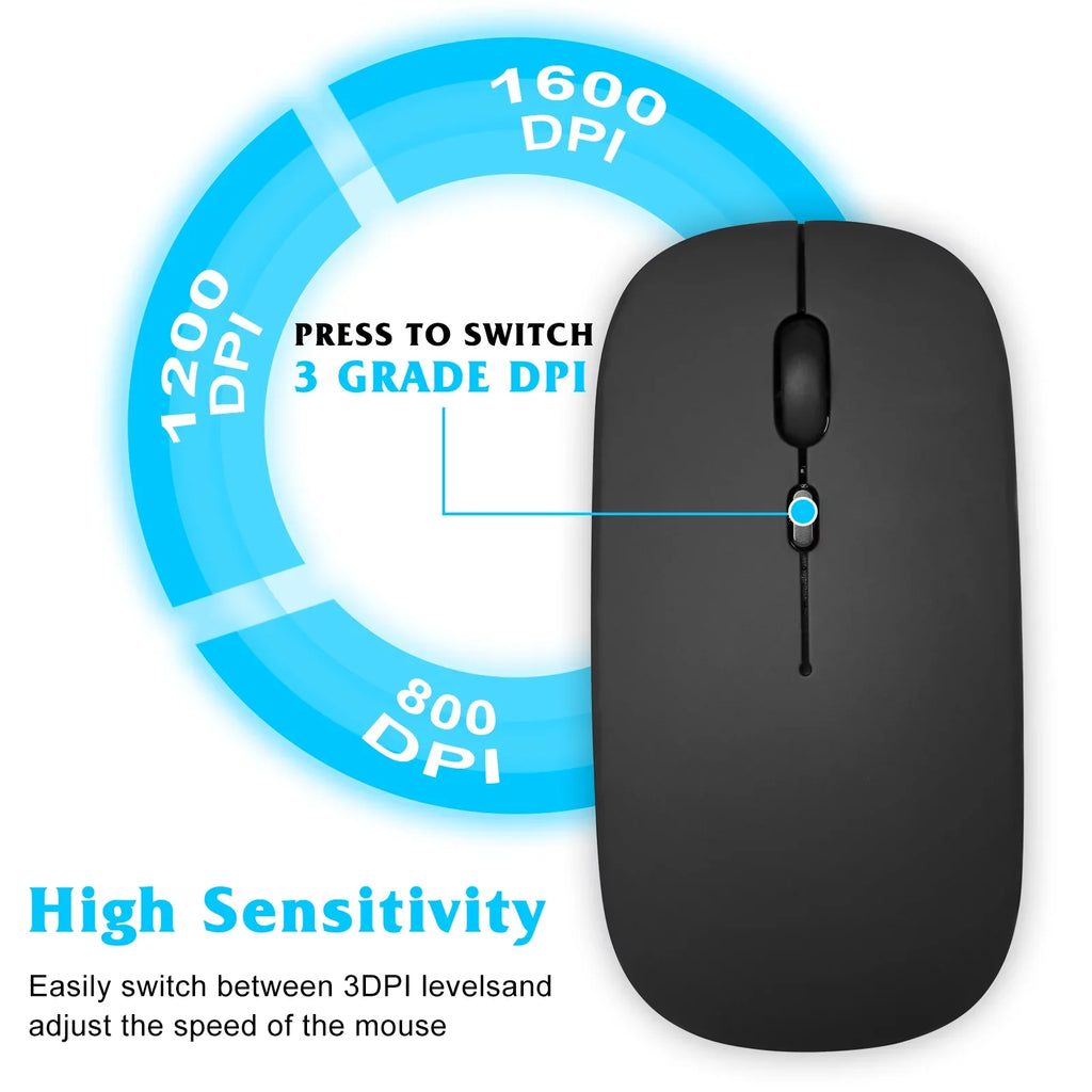 Ultra Rechargeable Mac/Tablet/iPad/PC/Laptop and Mouse 2S Ergonomic for Keyboard and Enabled Mix Bluetooth - Keyboard Combo Mouse Black Slim All Full-Size Mi Bluetooth and Xiaomi Onyx