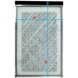 Supply Pack) 20x32 Filter Air Pads 20x32 (3 Refills RayAir Dynamic Replacement Cleaner