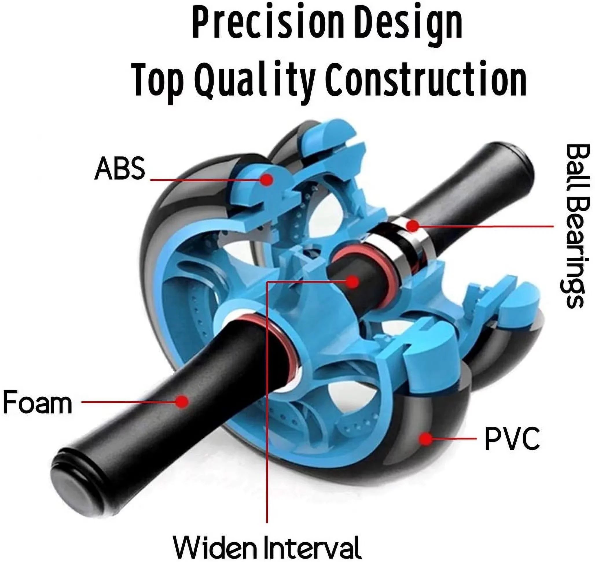 Dual Pad and Wheel Roller Bearings AB with Knee Ball