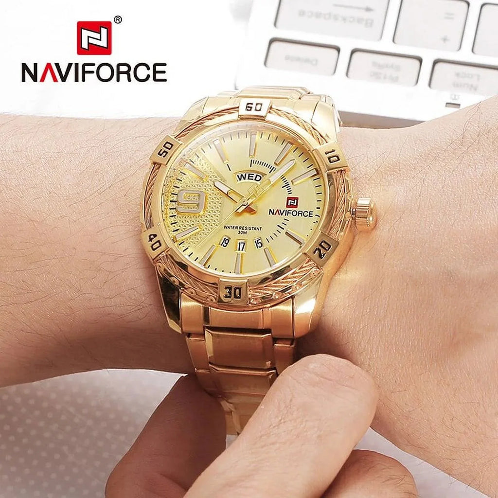 Classic Band Men's Fashion Original Waterproof Watches Quartz Luxury Men Business Brand BB Man Steel For Clock WristWatch