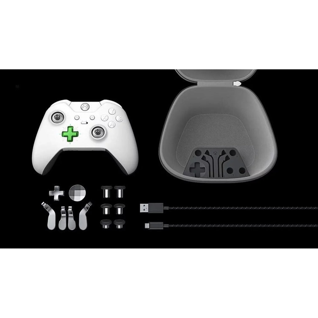 Controller, Elite (Refurbished) White, NON Restored Wireless Box Retail Xbox Microsoft Platinum One