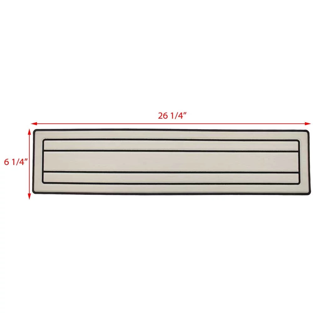 Console Deck 260 | LTS 207543 Non-Skid Footrest Pro Mat Gray Triton Boat